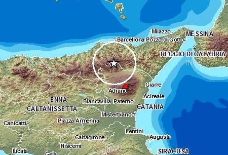 Nebrodi. Forte scossa di terremoto alle 21.57